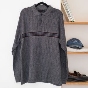 Pierre Cardin 1990s long sleeve polo.
